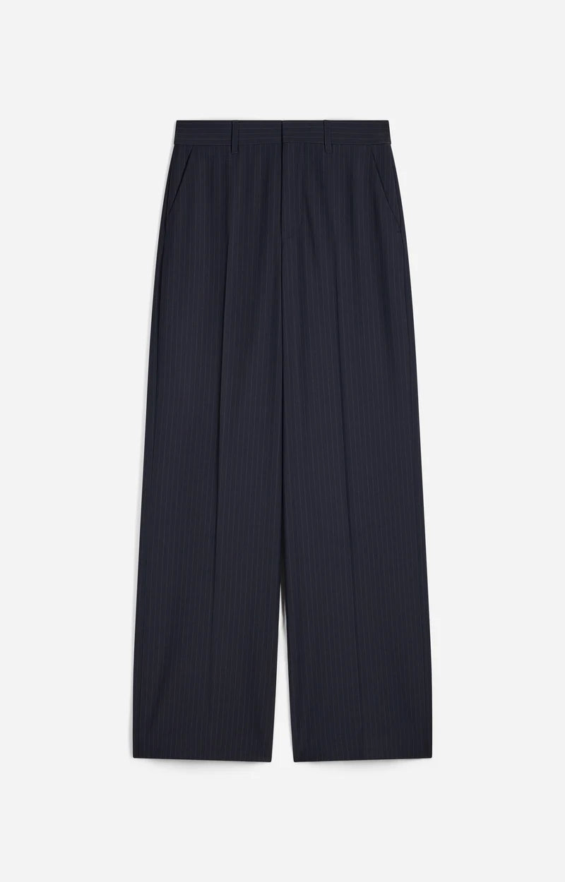 Vanessa Bruno Dulce Navy Pinstripe Trousers