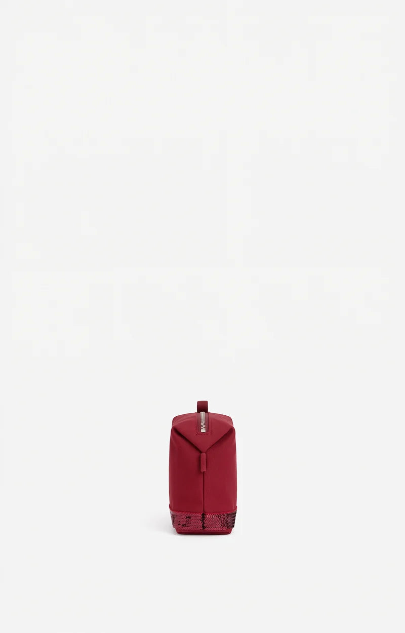 Vanessa Bruno Small Canvas Pochette in Goji