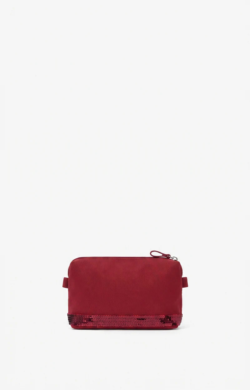Vanessa Bruno Small Canvas Pochette in Goji