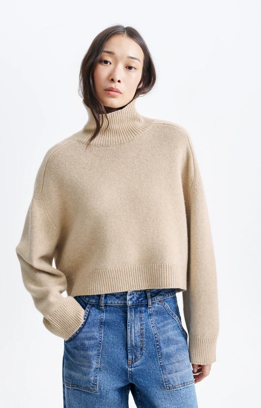 Vanessa Bruno Ballerine Turtleneck in Ecru
