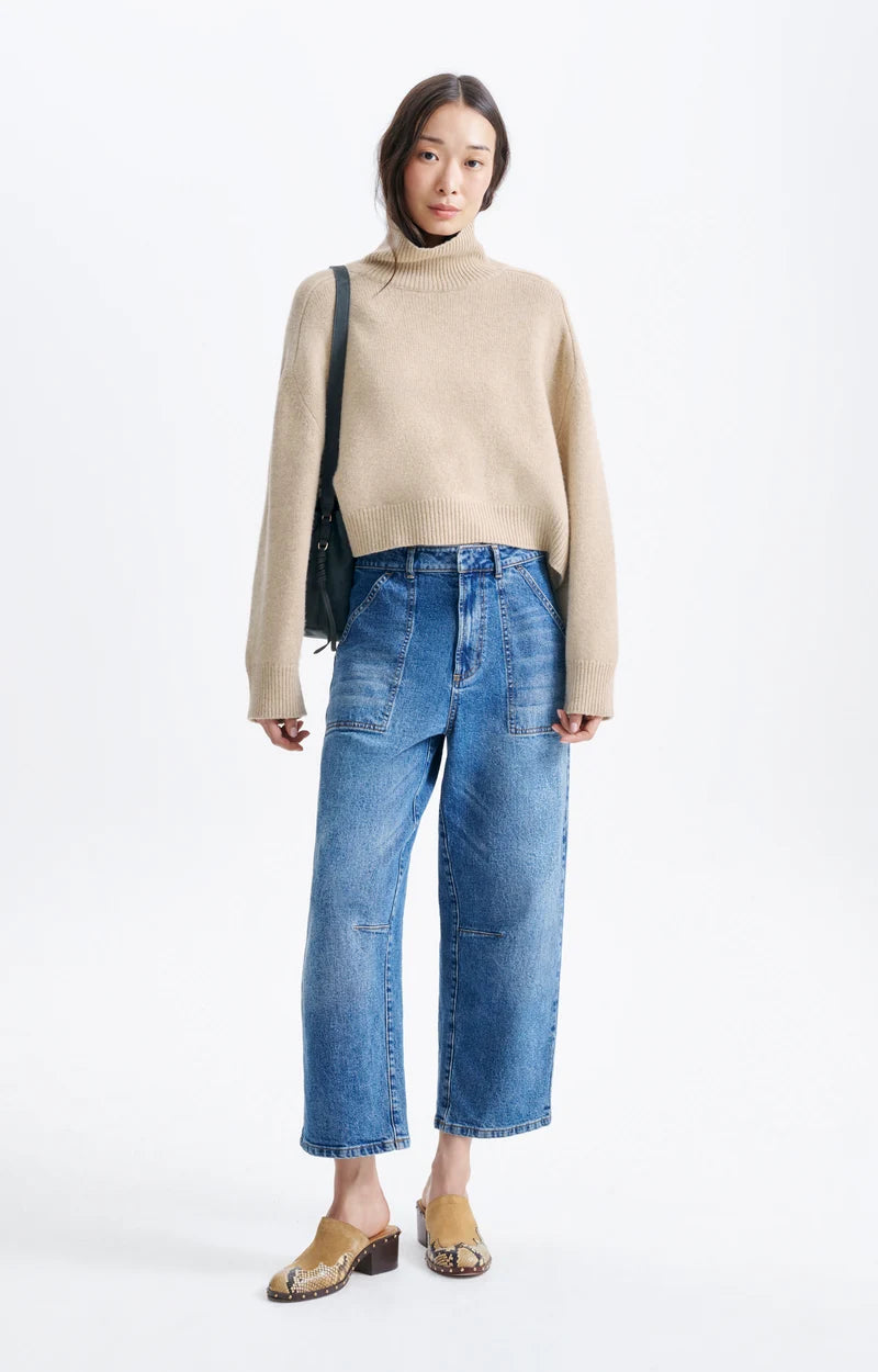 Vanessa Bruno Ballerine Turtleneck in Ecru