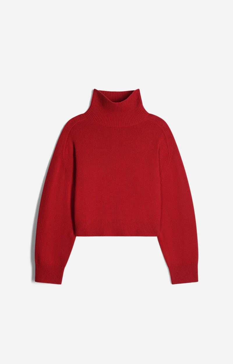 Vanessa Bruno Ballerine Turtleneck in Red