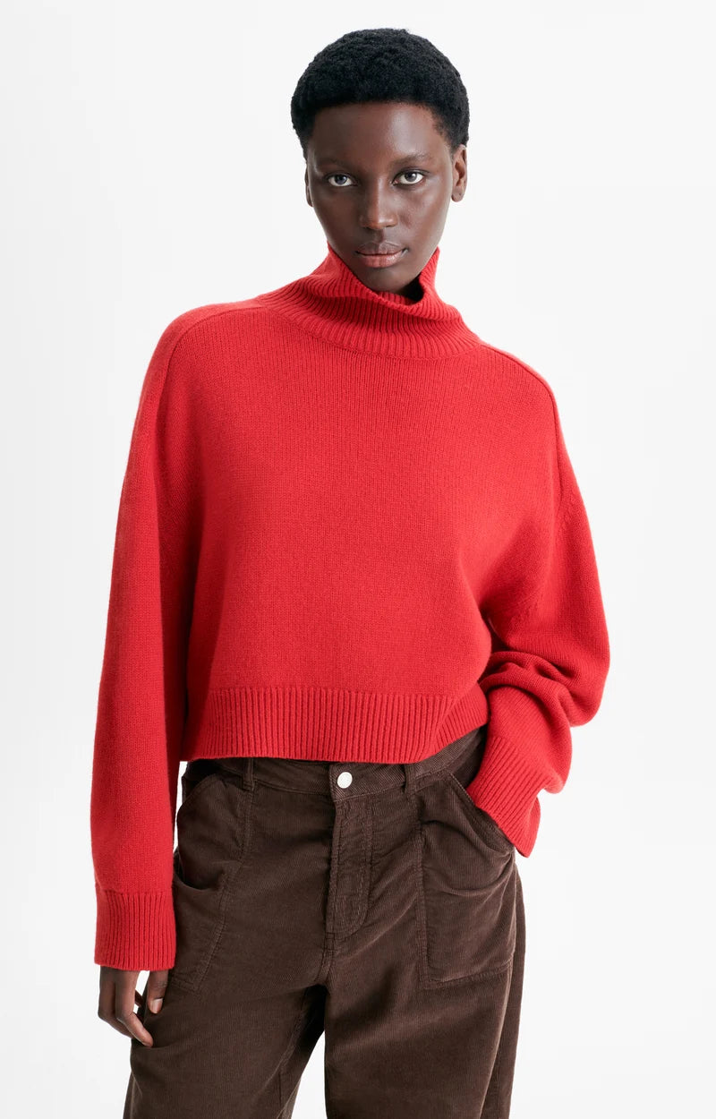 Vanessa Bruno Ballerine Turtleneck in Red