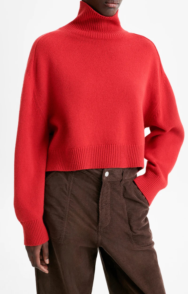 Vanessa Bruno Ballerine Turtleneck in Red