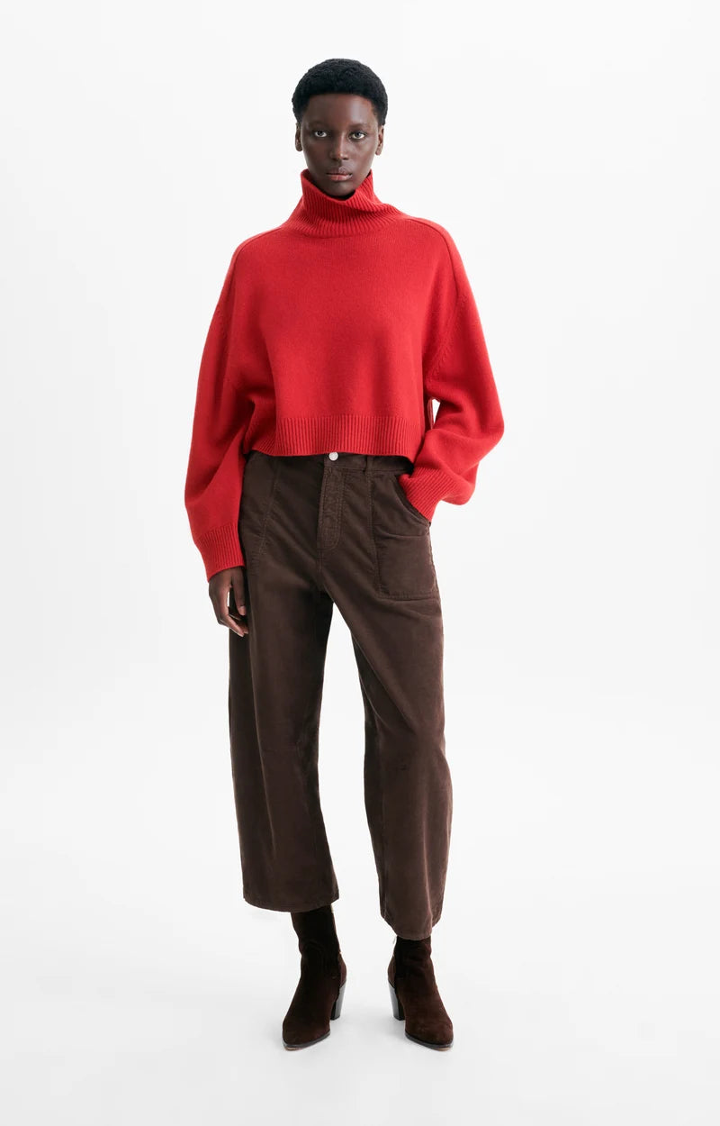 Vanessa Bruno Ballerine Turtleneck in Red