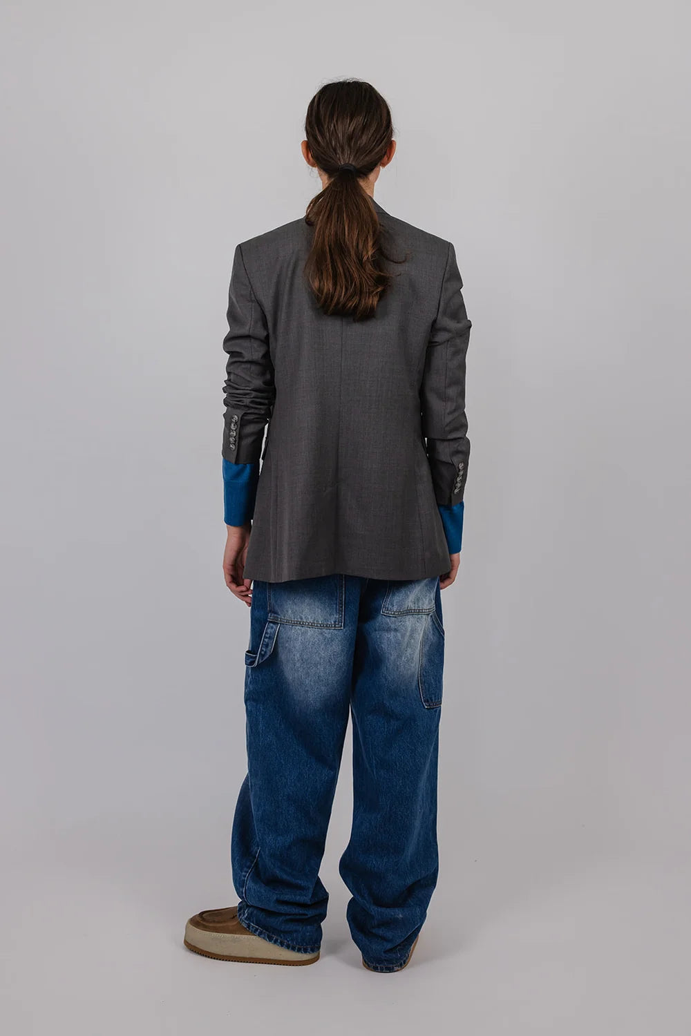 Vic and Bert Tailored Jacket in Grey