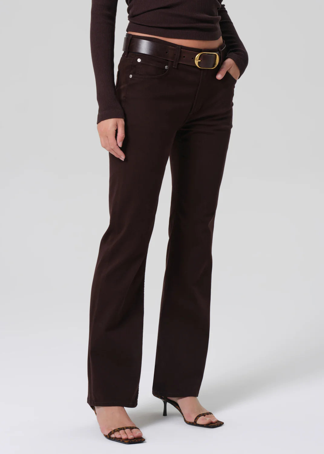 Citizens of Humanity Genova Low Rise Boot In Barrister