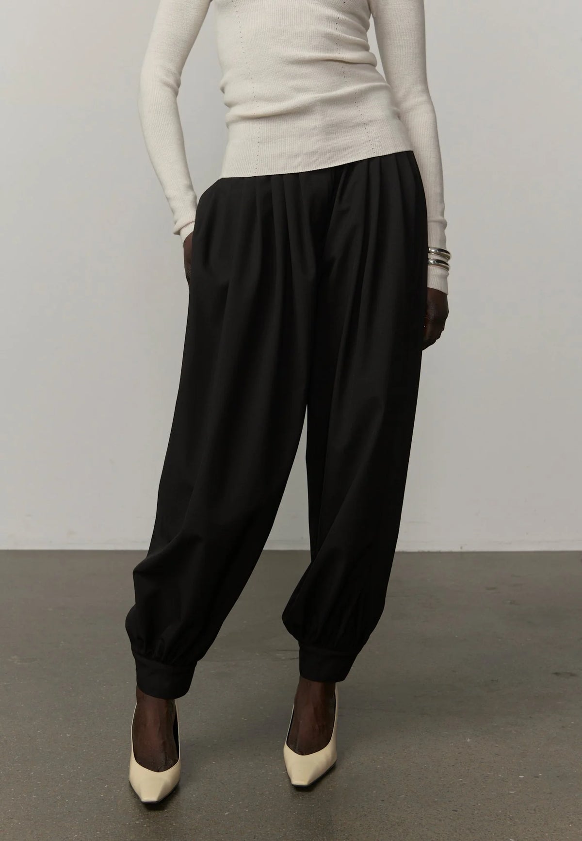 Herskind Zeth High Waist Pants in Black