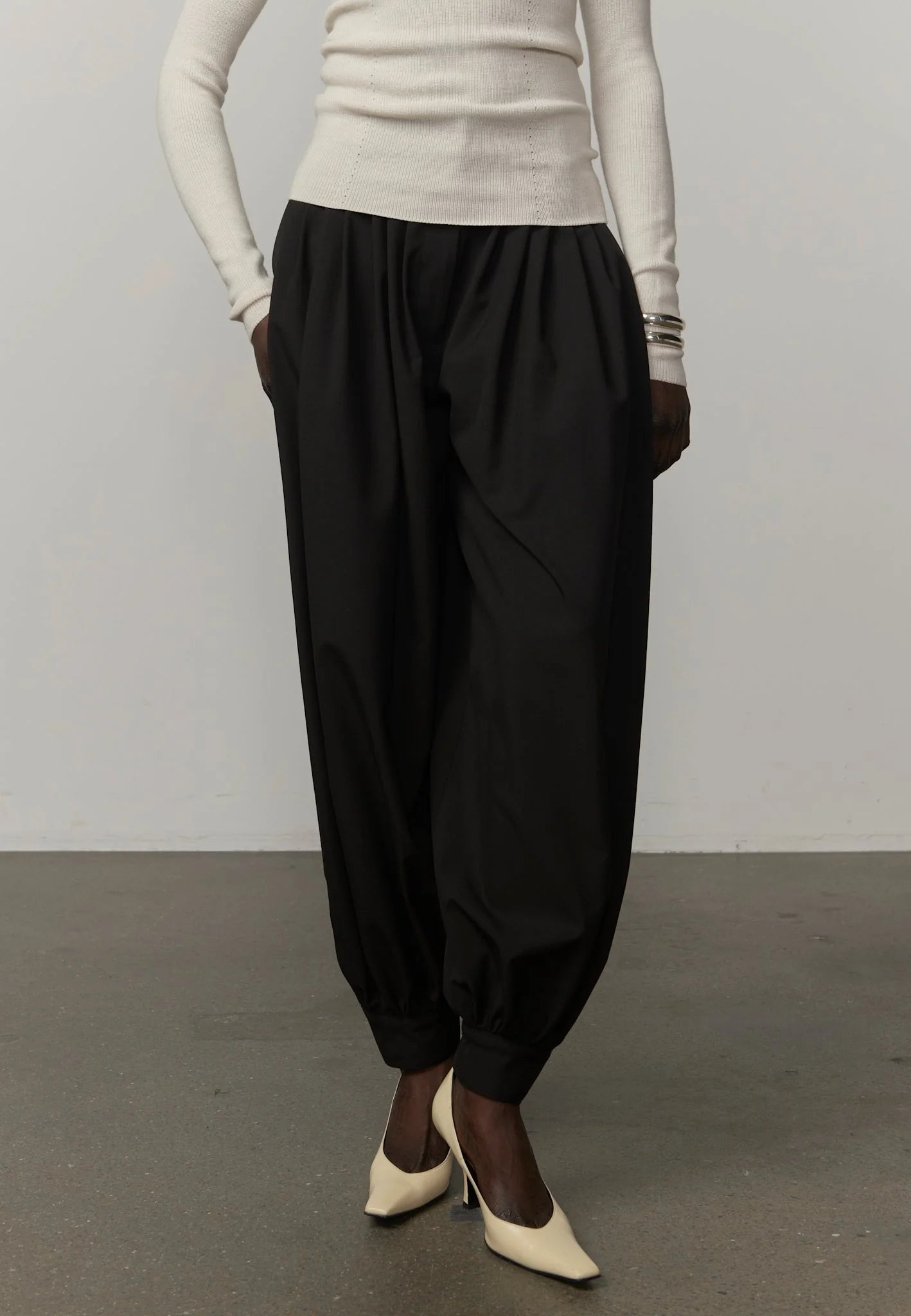 Herskind Zeth High Waist Pants in Black